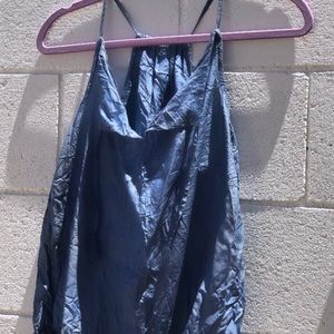Metallic Blue Tank top